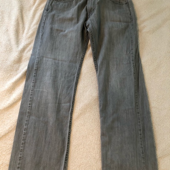 Gray Levi 505 Denim, 33/32 - Picture 2 of 3